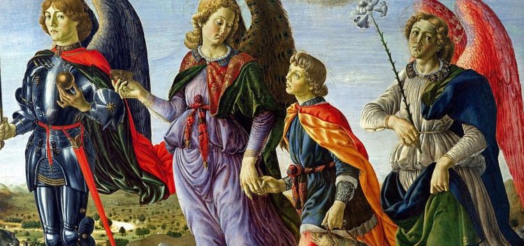 I tre arcangeli e Tobia, Francesco Botticini